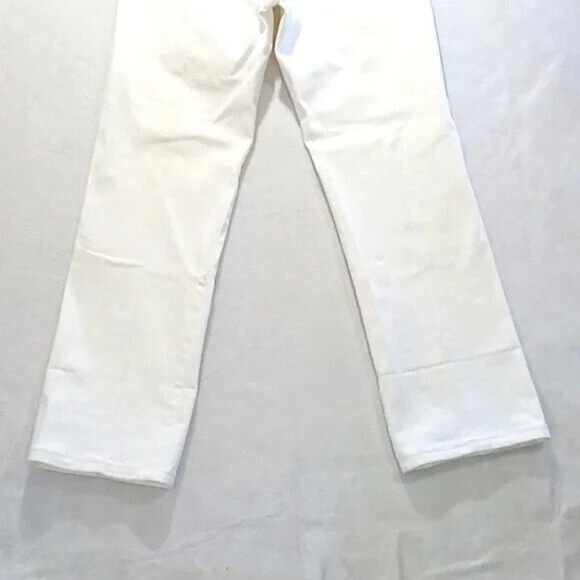 DKNY Jeans women's size 8 white Distress jeans - Picture 6 of 16